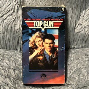 Top Gun (VHS, 1986) Tom Cruise, Kelly McGillis Navy Paramount Vintage